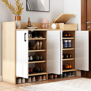 أثاث منزلي صيني بالجملة رف أحذية منظم تخزين sheo خزانة خشبية للمنزل - Product Image 3