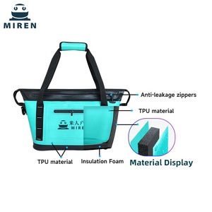 <span class=keywords><strong>Miren</strong></span> 14L Bolsa de refrigeración suave para exteriores Modelo de bolso de TPU de pequeña capacidad con características térmicas impermeables aisladas Picnics para acampar - Product Image 2