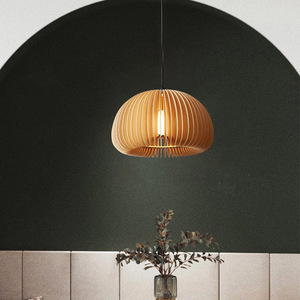 <span class=keywords><strong>Lustre</strong></span> suspendu vintage créatif en <span class=keywords><strong>métal</strong></span> et <span class=keywords><strong>bois</strong></span> avec LED blanc chaud pour chambre à coucher, îlot de cuisine, salon - Product Image 3
