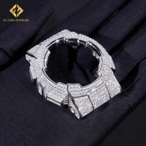 GRA Certificated Large Stock Bussdown Iced Out VVS Moissanite <b>Watch</b> Bezel Custom Made Hip Hop Men <b>Watch</b> Bezel - Product Image 2