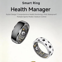 La Première Bague Intelligente au Monde avec Rappel par Vibration, Suivi du Rythme Cardiaque, de l'Oxygène Sanguin, du Sommeil, du Nombre de Pas et Fonction Gestuelle