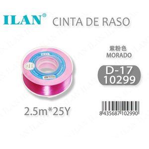 Cinta de Raso Iln 2.5m 25Y Morado D17 - Product Image 3