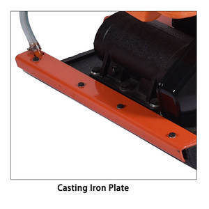 Asphalt-Handrüttelplatte mit Wassertank und Gusseisenplatte - Product Image 2