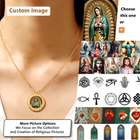 Collier Notre-Dame de Guadalupe en gros pour bijoux et breloques religieux en gros