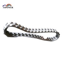 Chenilles en caoutchouc Airman 150x72x37 pour petites plateformes élévatrices à ciseaux, pièces d'équipement de construction