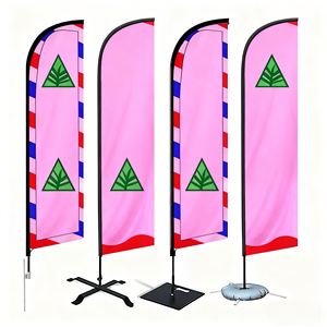 Banderas <span class=keywords><strong>de</strong></span> Playa <span class=keywords><strong>de</strong></span> Poliéster Impresas con UV <span class=keywords><strong>de</strong></span> Doble Cara, Duraderas y Nuevas, con Soporte <span class=keywords><strong>de</strong></span> Aluminio - Publicidad Exterior Personalizada - Product Image 1