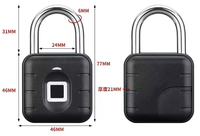 Cadenas étanche pour maison intelligente avec empreinte digitale et accès par code WiFi pour les tiroirs de dortoir d'étudiants Serrure de porte de garage d'entrepôt