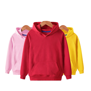 Sweat-shirts décontractés d'hiver avec logo personnalisé pour garçons et filles de 8 à 14 ans, 100% coton molletonné réversible - Product Image 1