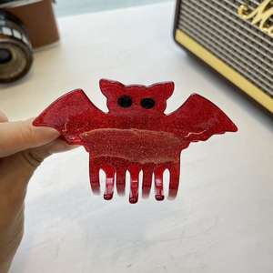 Pinzas para el pelo acrílicas <span class=keywords><strong>de</strong></span> acetato <span class=keywords><strong>de</strong></span> alta calidad, fiesta <span class=keywords><strong>de</strong></span> Halloween, personajes <span class=keywords><strong>de</strong></span> dibujos animados, calabaza, fantasma, pinza para el pelo, accesorios - Product Image 4