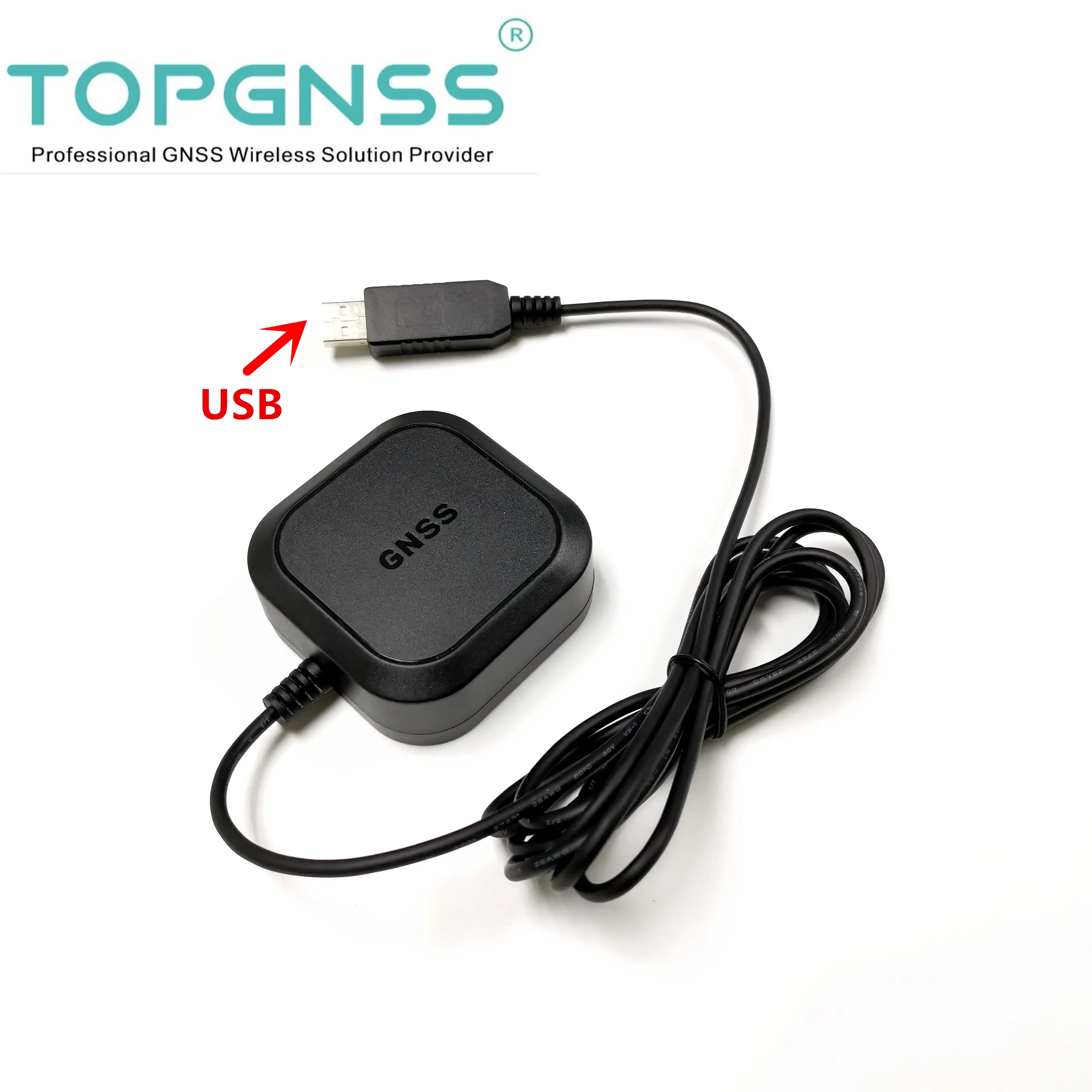 TOPGNSS — récepteur Bluetooth intégré, étanche, USB, GPS, RTK, TOP608BT