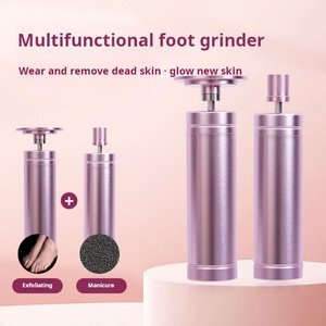Kit de ponceuse à ongles et anti-callosités rechargeable 2-en-1, outil de beauté en plastique pour soins des pieds et peaux mortes, direct usine - Product Image 4