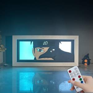 Asmarluxx Papercut DIY Lámpara de Escultura de Papel 3D Hecha a Mano, Luz Nocturna Creativa, Decoración de Dormitorio, Inspiración Navideña, Animación Luminosa - Product Image 3