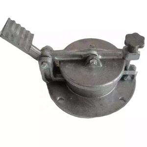 8 Inch Aluminium Voetbediende Luik A2 Oem Standaard Pijpfitting Product Handmatige Klep Handleiding Met Tankflens Goed Handleiding - Product Image 4