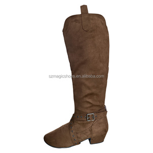 <span class=keywords><strong>Bottes</strong></span> de <span class=keywords><strong>danse</strong></span> longues marron sur le genou, personnalisées avec logo, de haute qualité, pour l'hiver, avec semelle souple, pour l'<span class=keywords><strong>échauffement</strong></span>. - Product Image 1