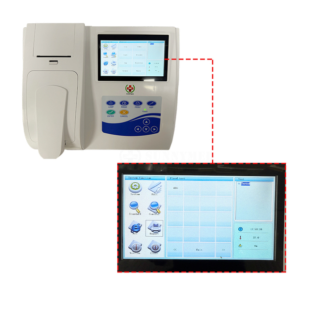 Biochemistry Hematology Blood Chemistry Analyzer Semi-automatic Biochemistry Analyzer Portable for Vet