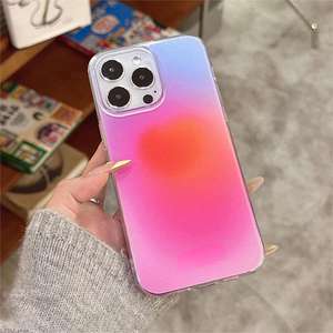 Coque pour iPhone 16 Pro Max, coque blanche scintillante INS, coque de téléphone anti-chute à couverture intégrale Friendly Halo - Product Image 2