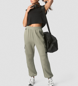 <span class=keywords><strong>Pantaloni</strong></span> da <span class=keywords><strong>donna</strong></span> 2611 <span class=keywords><strong>con</strong></span> logo personalizzato, joggers, <span class=keywords><strong>pantaloni</strong></span> cargo a vita media, <span class=keywords><strong>pantaloni</strong></span> da <span class=keywords><strong>donna</strong></span> <span class=keywords><strong>con</strong></span> <span class=keywords><strong>elastico</strong></span> in vita e polsini - Product Image 4