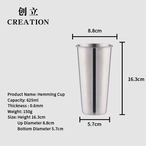 Nhà máy trực tiếp bán buôn 10oz thép không gỉ Stein eo nhiệt khởi động cà phê bia <span class=keywords><strong>Mug</strong></span> với biểu tượng tùy chỉnh - Product Image 4