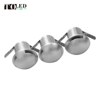 Luminaire encastré au sol en aluminium, profilé 6063, boîtier en aluminium extrudé avec couvercle en PC
