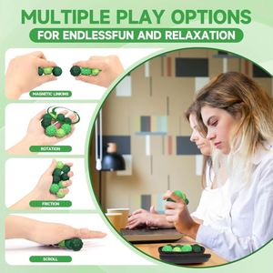 Producto en Tendencia C1 2026: Spinner Magnético de Silicona - Nuevo Juguete Antiestrés para Aliviar el Estrés y la Ansiedad en Personas con Autismo - Product Image 3
