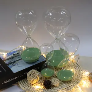 Personalized Hand Blown Colored 5min 10 Mins 30 Minutes 60 Minutes Big Sand Glass Hours Hourglass Sand Timer