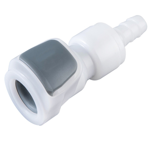 CPC Acetal POM Quick Plastic Release Insert Shut Tube Hose Barbed <strong>Connector</strong> Disconnect Coupling Plastic Push-button Vacuum - Product Image 5