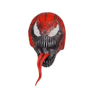Masque Venom Cosplay Halloween Horreur Héro EVA Plein Visage Bicolore Portable Adulte Taille Unique Comic-con Fête Accessoires de Mascarade USA - Product Image 1