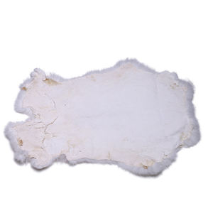 ארנבת בד ריוור בעלי חיים פרווה עור ארנב רך שזוף - Product Image 3