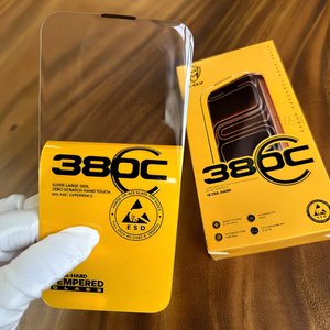 Film de protection antistatique en verre trempé HD sans bordure 380C, grand écran incurvé <span class=keywords><strong>Tiger</strong></span> pour <span class=keywords><strong>iPhone</strong></span> 17 <span class=keywords><strong>Pro</strong></span> <span class=keywords><strong>Max</strong></span> 17 Air 16 - Product Image 1