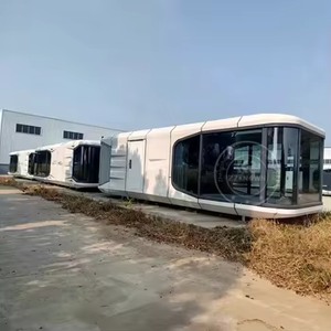 Maisons préfabriquées en acier sur roues pour hôtels de plage, familles d'accueil, modules spatiaux ZZKNOWN, alimentées à l'énergie solaire pour vivre et travailler - Product Image 1