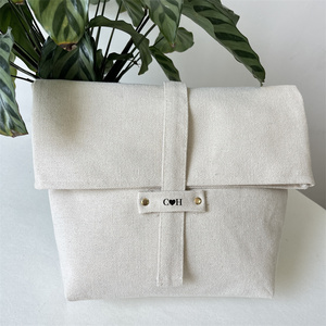 Bolsa Cosmética de Lona de Algodón Gruesa con Logotipo Personalizado CH, Nuevo Diseño de Sobre Plegable para Ropa, Regalos y Empaque - Product Image 5
