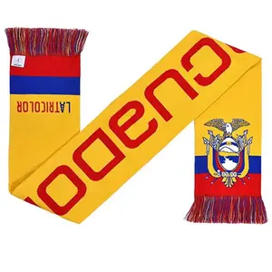 Gaoke heavy knitted scarf European and American football club customized fashion autumn and winter trend