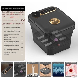 Nouvelle baignoire pliable pour les pieds avec massage électrique, contrôle de la minuterie, chauffage intelligent <span class=keywords><strong>à</strong></span> température constante, entièrement automatique pour le lavage des pieds <span class=keywords><strong>à</strong></span> domicile - Product Image 6