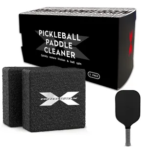 2 Pcs Set Black Pickleball Eraser remove dirt and grime from pickleball paddles quickly and easily