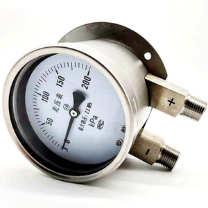 เกจวัดความดันแบบดิฟเฟอเรนเชียล สแตนเลส 100 มม. ยี่ห้อ Lino แบบเข็มกลไก ความแม่นยำ 2.5% ช่วงการวัด 0-2.5MPa - Product Image 2