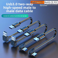 Cable USB A 3.0 Macho a USB A 3.0 Macho, Cable USB 3.0 Tipo A para Disco Duro Externo