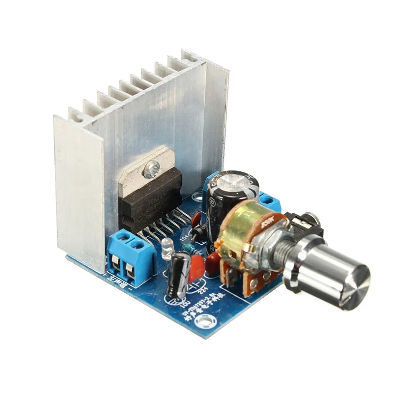 AC/DC 12V TDA7297 مضخم الصوت لوحة تركيبية أجزاء ل DIY كيت ثنائي القناة 15W + 15W مضخم رقمي 2.0 مجلس المبرد جديد