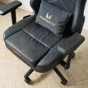 Monster <b>Gaming</b> <b>Chair</b> High Back <b>Gaming</b> <b>Chair</b> with Magnetic Head <b>Cushion</b> Adjustable Armrests and Full Recline Function Wide - Product Image 1
