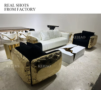 Ensemble de meubles pour chambre à coucher de luxe au design exclusif, italien, dernier cri, moderne, lit double haut de gamme, grande tête de lit, lit King Size