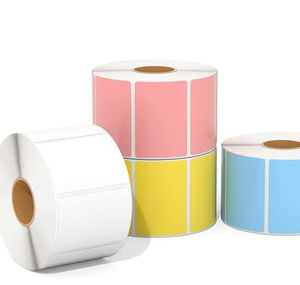 Trực tiếp giấy nhiệt kích thước tùy chỉnh mã vạch nhãn CuộN mạnh mẽ công nghiệp dính Sticker trống vận chuyển văn phòng phẩm nhiệt carton - Product Image 1