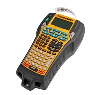 Imprimante d'étiquettes industrielle DYMO Rhino 6000+ – Étiqueteuse thermique pour marquage de câbles, tubes thermorétractables, électriciens réseau et FTTH