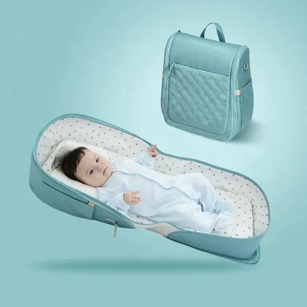 Tas Tidur Bayi Portabel, Tas Tempat Tidur Bayi Profesional Desain Unik Travel Mummy Luar Ruangan Ringan Tahan Air untuk Bayi