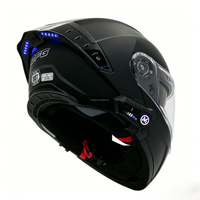 Casque de moto modulaire OEM à visière relevable avec éclairage LED, certifié DOT, équipement de protection pour moto, casque moto, casco de moto