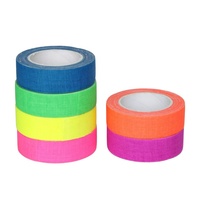 Ruban adhésif fluorescent en nylon réfléchissant résistant aux UV pour décoration de fête, brillant dans le noir