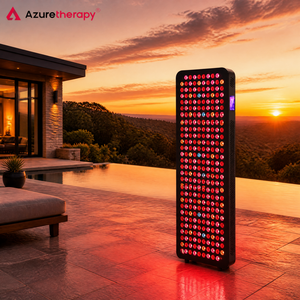เครื่องบำบัดด้วยแสงสีแดง 7 ความยาวคลื่น หน้าจอสัมผัสอัจฉริยะ Smart HD พร้อมแผงไฟ LED Azuretherapy สำหรับการดูแลผิวทั่วร่างกาย ใช้ในบ้าน - Product Image 1