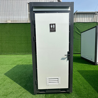 Toilettes portables individuelles sur mesure pour usine, cabine de toilettes mobile préfabriquée, toilettes sanitaires publiques extérieures pour camping et parcs