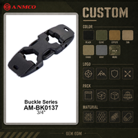 Anmco AM-BK0137 Pochette tactique extérieure étanche en plastique durable pour chargeur, compatible avec les gilets, système Molle