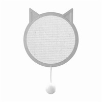 Style moderne Arbre à chat Aspiration murale Jouet pour chat Griffe de meulage Tapis en sisal Planche de protection contre les rayures avec grande meuleuse à griffes