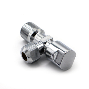 Válvula angular de latón, mango de plástico, válvulas de <span class=keywords><strong>bola</strong></span> de 1/2 pulgadas, válvula de ángulo de agua para cocina doméstica - Product Image 5