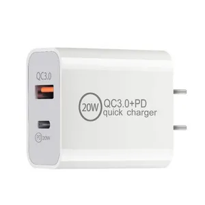 X321 חשמלי Dc 20w נסיעות טעינה מהירה סופר סוג C מתאם מתח בריק Qc3.0 18w יציאה כפולה רב טלפון כבל מטען Pd טעינה